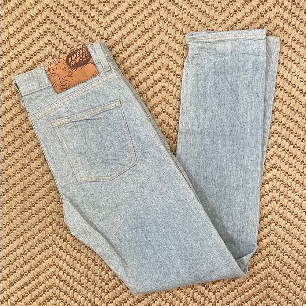 Naked & Famous - Super Guy Lightweight Recycled Selvedge - Soft Blue - 33